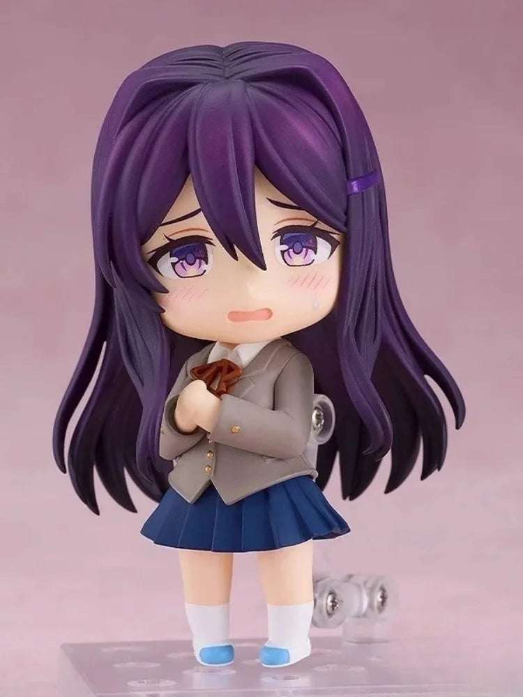 #2283 Doki Literature Club! Yuri Anime Girl Figure #1817 Monika Action Figure Natsuki/Sayori Figurine Model Doll Toys Gifts