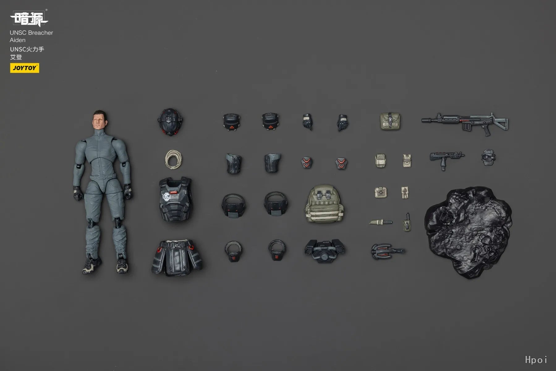 【SF】JOYTOY Warhammer Dark Source 1/18 Action Figure UNSC Breacher Aiden Mech Model Toys Gifts Collection Ornaments