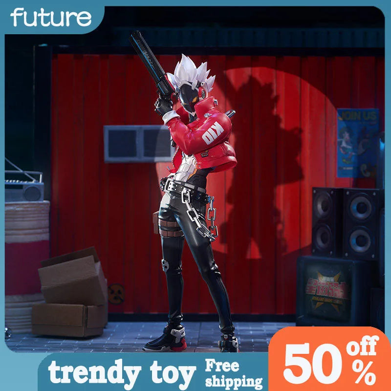 Auf Lager Offiziell Original 34cm Zenless Zone Zero Figur Billy The Kid Anime Sammlerstück Modell Schreibtisch Dekorationen Kinderspielzeug Geschenk