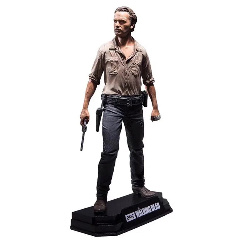 In Stock Movie Walking Dead 7-Inch Action Figure Rick Grimes Sheriff Daryi Negan Pvc  Anime Model Doll Collectible Toy
