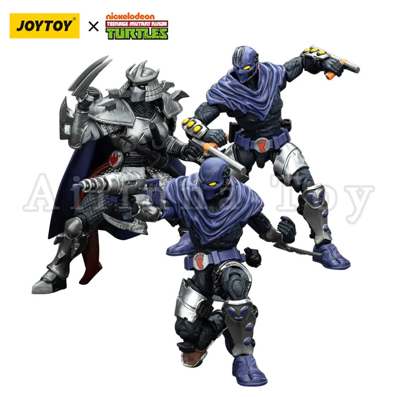 JOYTOY 1/18 Action Figure Turtles Shredder Foot Clan Re-issue Version Anime Toy