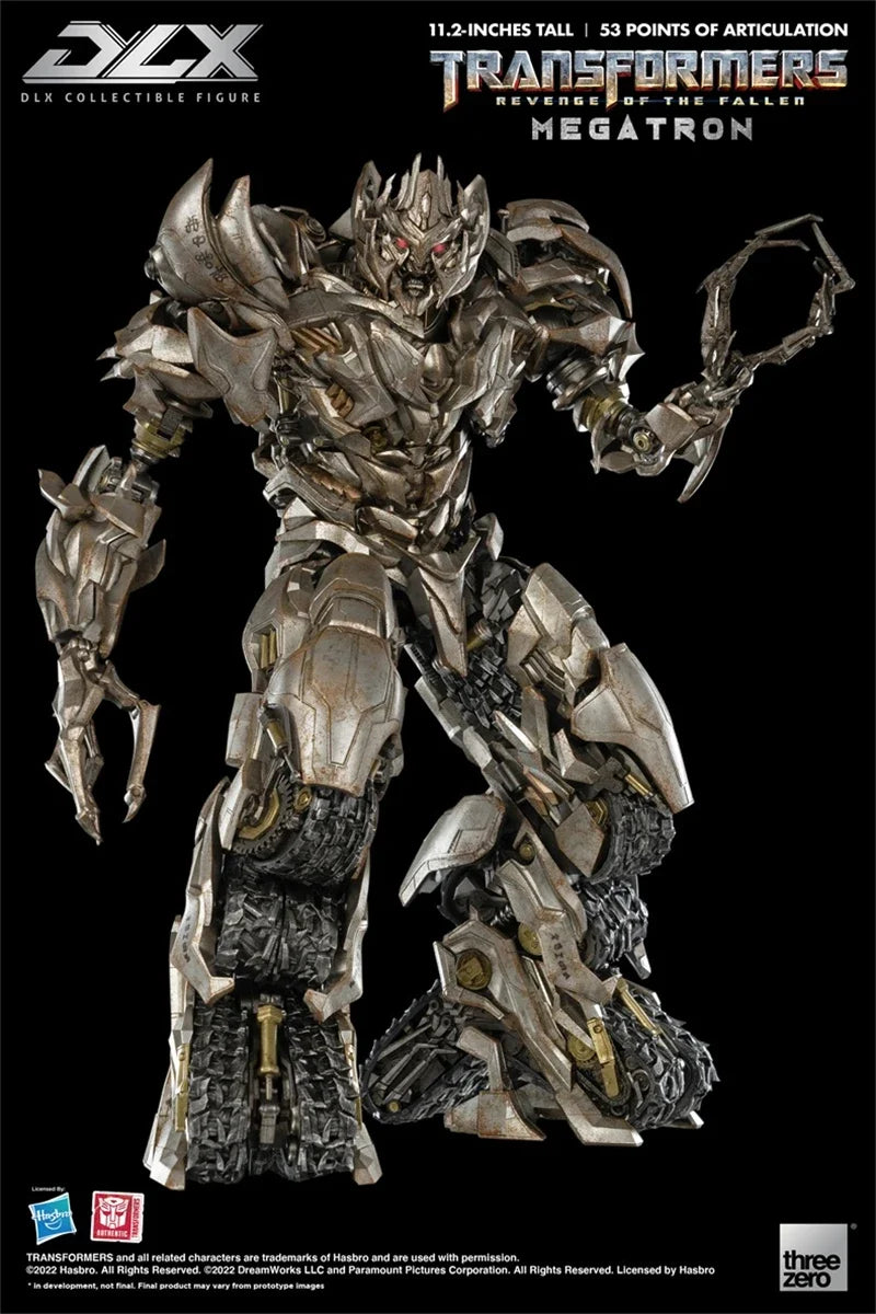 【In Stock】3A Threezero DLX Megatron Revenge Of The Fallen Action Model Transformers Robot Toys Collectible