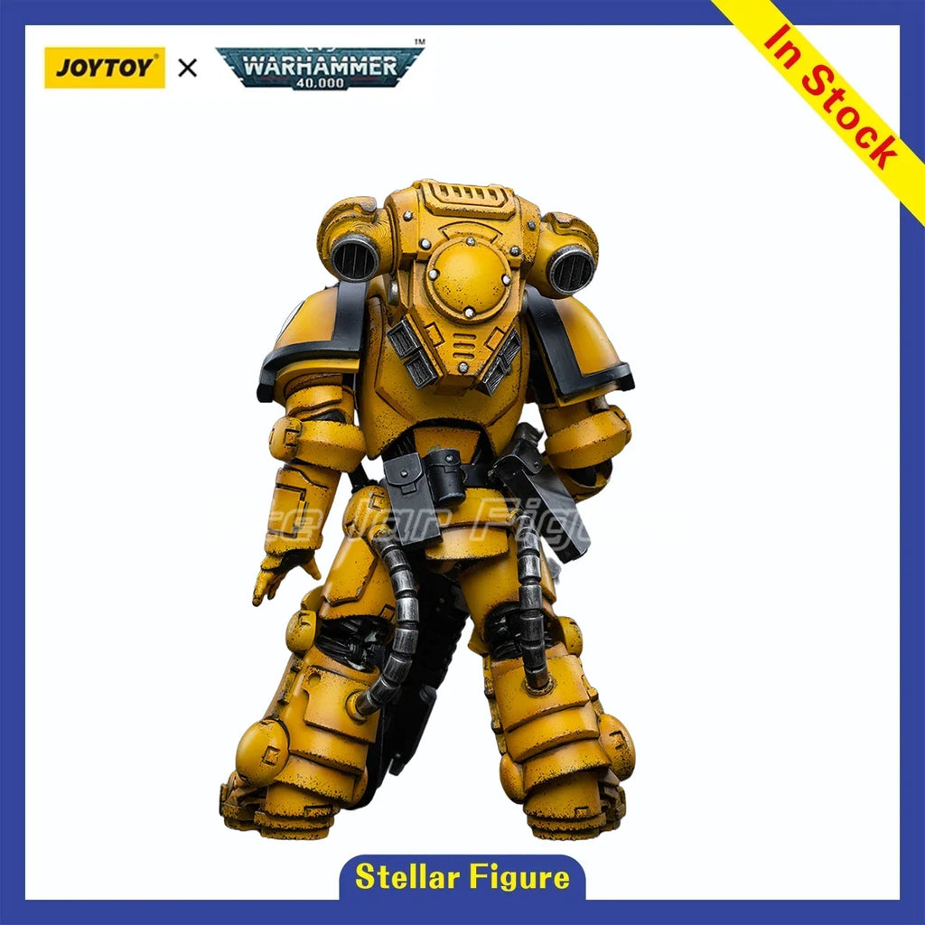 【SF】JOYTOYS 1/18 Action Figure Imperial Fists Heavy Intercessors Model Toys Gifts Collection Ornaments