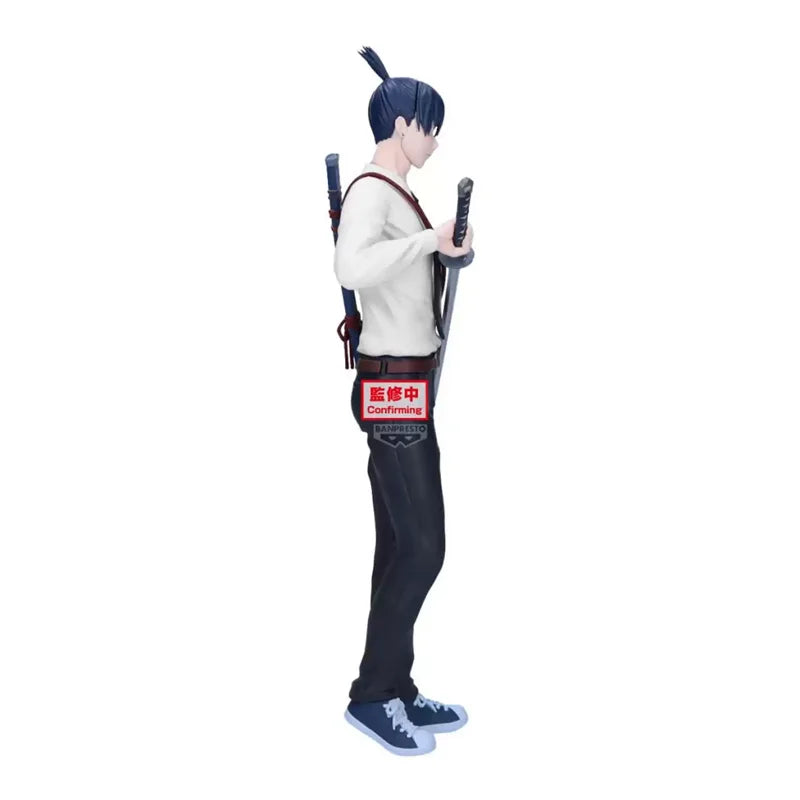 Genuine Bandai Banpresto Chainsaw Man Vibration Stars Aki Hayakawa PVC Original Anime Figure Model Collector Figurine Toys Gift