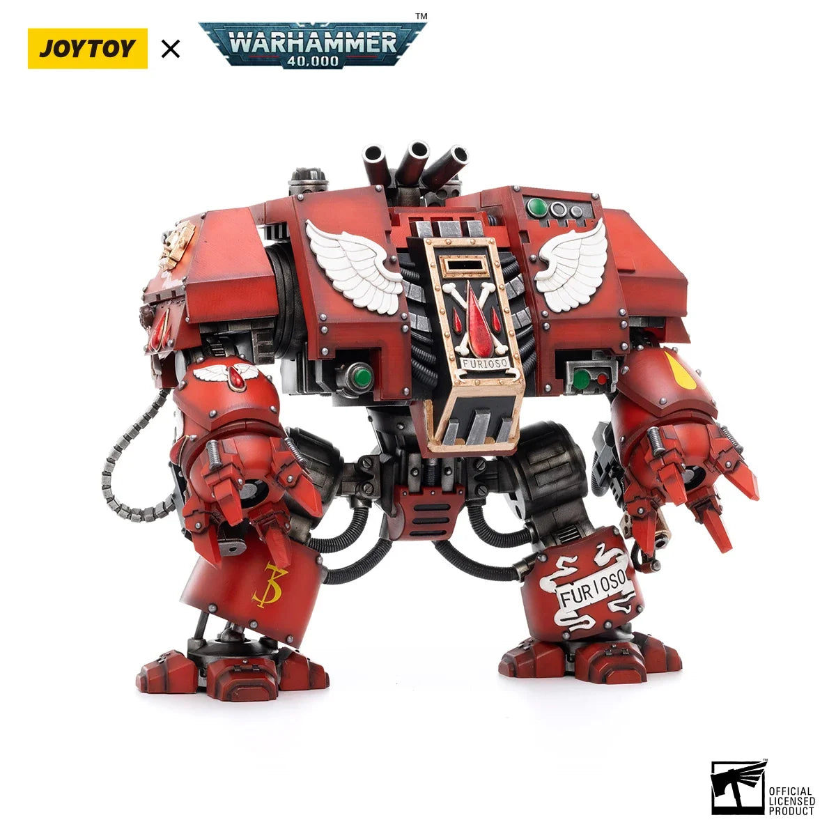 [Pre Order] JOYTOY Warhammer 40K 1/18 Action Figure Blood Angels Furioso Dreadnought Brother Samel Anime figures Toys Collection