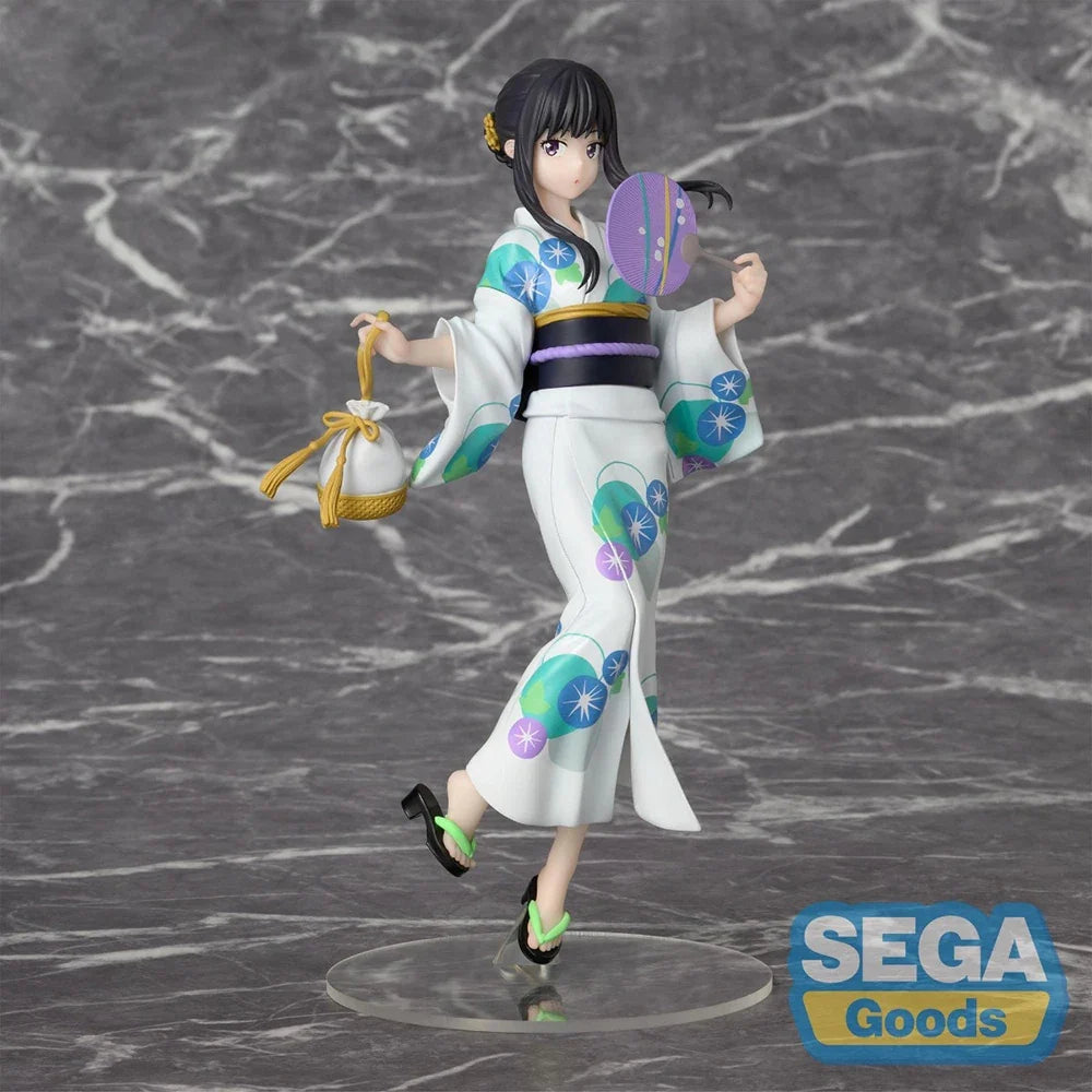 100% Original in Stock SEGA Luminasta Lycoris Recoil Inoue Takina Yukata De Omatsuri Anime Figure Action Figure Model Decoration