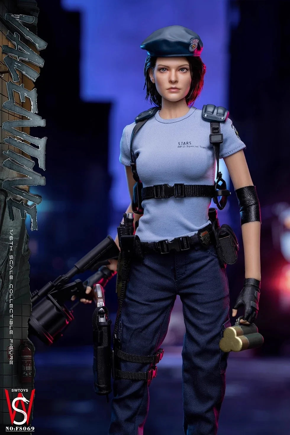 In Stock SWTOYS FS069 1/6 Scale Female Soldier Jill Valentine Full Set 12in Action Figure Doll Model Toys For Fans Collection