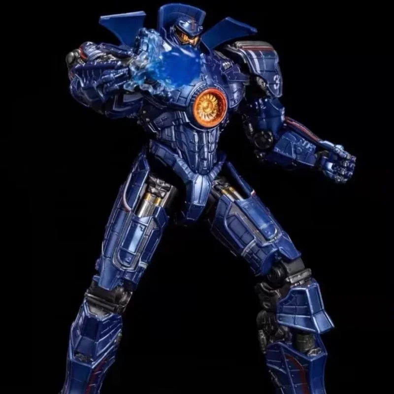Ling Jihun Pacifics Gipsy Danger Youth Edition 8 Inch 20cm LED Light-Up Model Kit Mecha Action Figures Collectible Toys Gifts