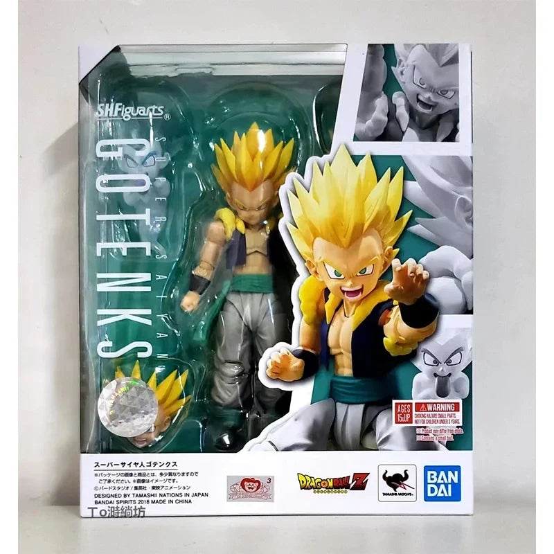 100% Original Bandai S.H. Figuarts SHF Super Saiyan Gotenks Dragon Ball Z In Stock Anime Action Collection Figures Model Toys