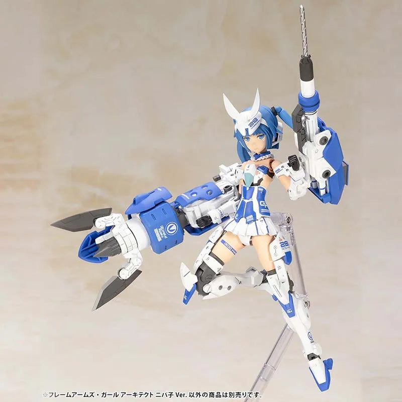 Kotobukiya Frame Arms Girl Model Kit FG089 Architect Nipako Anime Figure Building Kit Mobile Suit Girl Action Figures Toys Gift