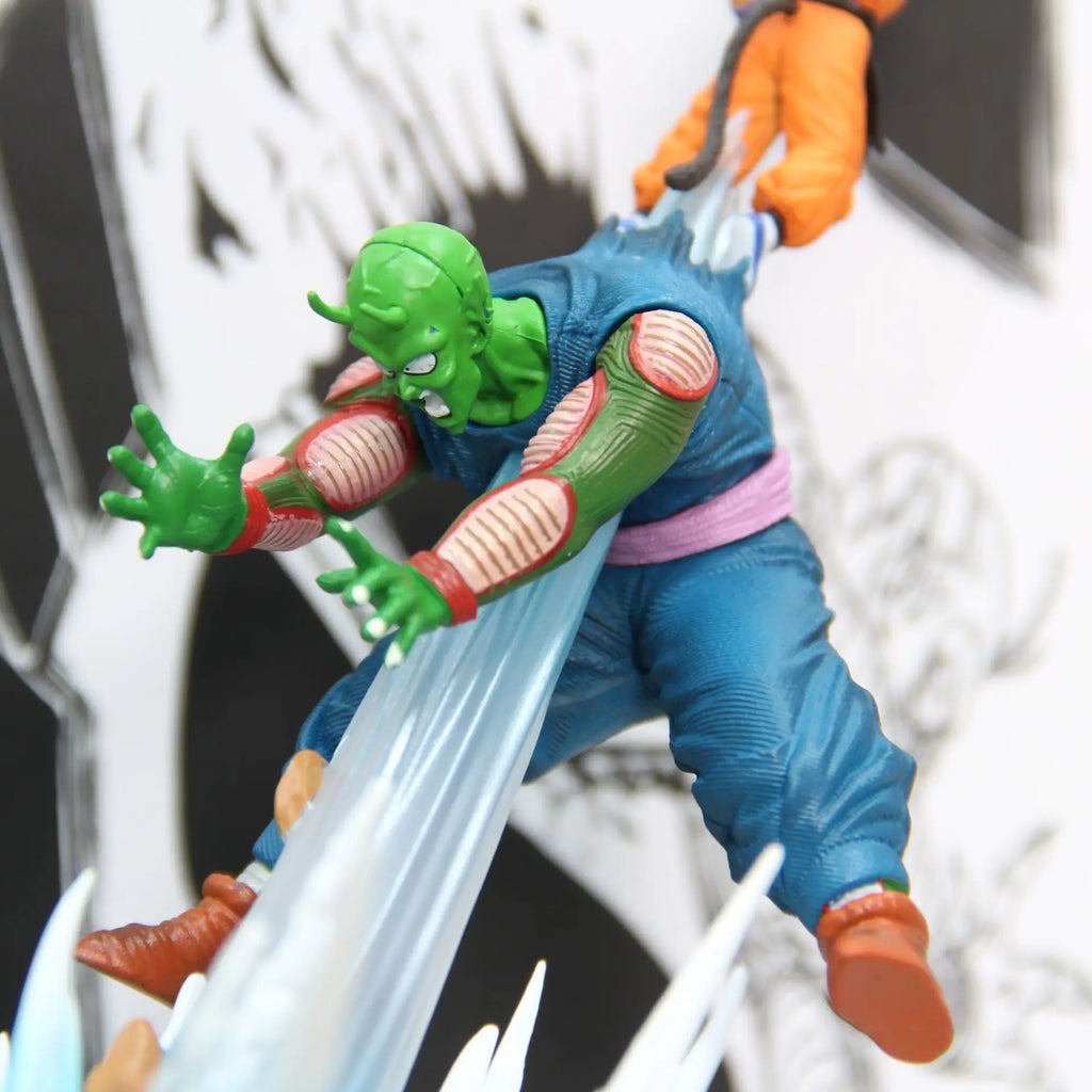 20cm Sky Dragon Ball Piccolo Vs Goku Anime Figure Resonance Model Statue Boys Collection Desktop Decoration Ornament Toys Gifts