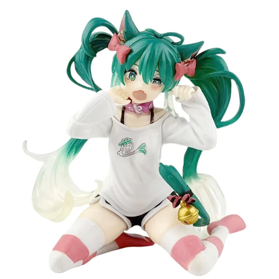 New In Stock Hatsune Miku In A World With Closed Windows Collectible Anime Action Kwaii Miku Figures Model Toys Christmas Gifts