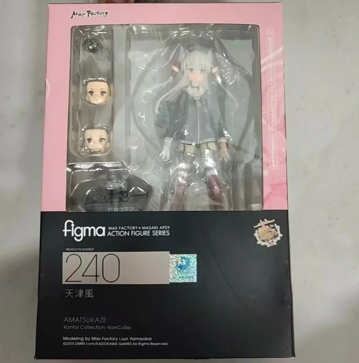 In Stock Original Max Factory Figma #240 Amatsukaze Kantai Collection Action Humanoid Decoration Model Toys