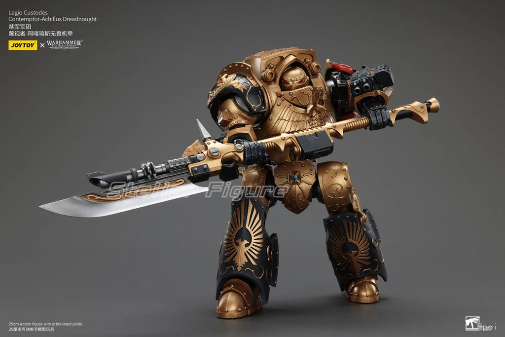 【SF】JOYTOY 1/18 Action Figure Legio Custodes Contemptor Achillus Dreadnought Model Toys Gifts Collection Ornaments