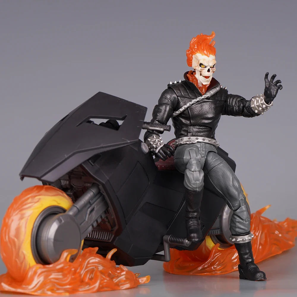 Legends 85th Anniversary Ghost Rider 6" Anime Figurine Action Figure Exclusive GK Collection Model Statue Customized Toys Gifts