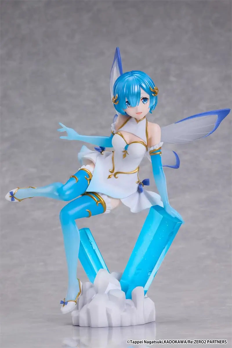 Original elCOCO Emilia Ram Rem Jewel Princess Re 1/7 Anime Figure Model Toy