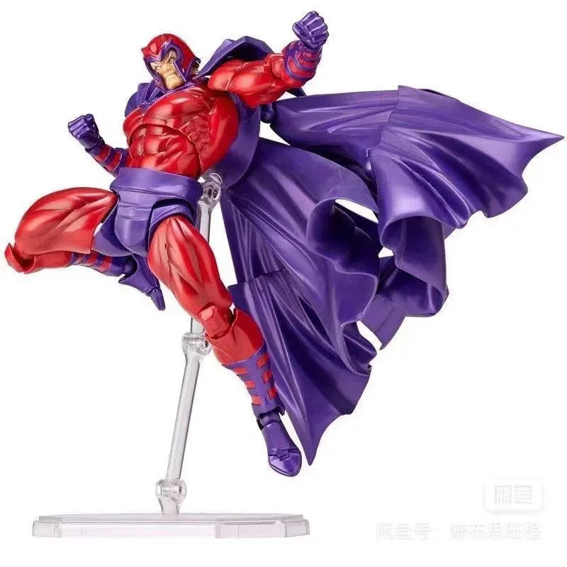 Original  Magneto Revoltech AMAZING YAMAGUCHI Max Eisenhardt Anime Figure Model Action Toys for Boys Gift Collectible