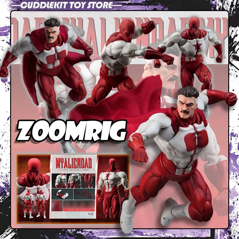 NEW PRE ZOOMRIG Studio ZR-001 TN-001 Action Figures 1/12 Invincible Boy Omni Man MYALIENDAD Collection Model Figurine Gifts Toys