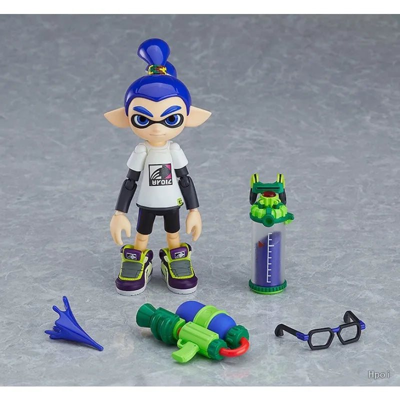 Max Factory Original Figma Finished Moveable Precious Doll Series Splatoon Anime Action Figure Toys Model Festival Gift for Boys