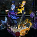 Bandai Action Anime Figure NARUTO Uchiha Madara Sasuke Model Doll Ornaments Collection Decoration Toy Children's Gifts Japanese