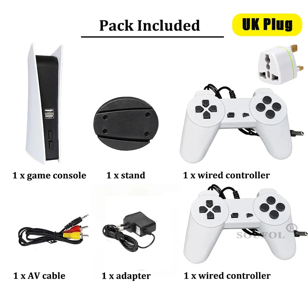 GS5 Game Station 5 Video Game Console With 200 Classic Games 8 Bit TV Consola Retro USB Wired Handheld Two Game Player AV Output