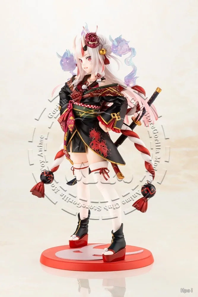 In Stock Original Genuine KOTOBUKIYA Nakiri Ayame hololive Anime Figure Model 245mm Collectible Statue Gift Model Doll Ornament