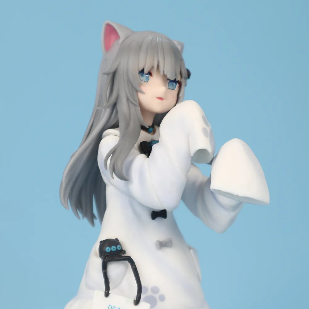 21cm F:NEX Figure Nachoneko Channel Hennyano FuRyu Anime Cat Girl PVC Action Figure Toy Game Statue Collection Model Doll Gifts