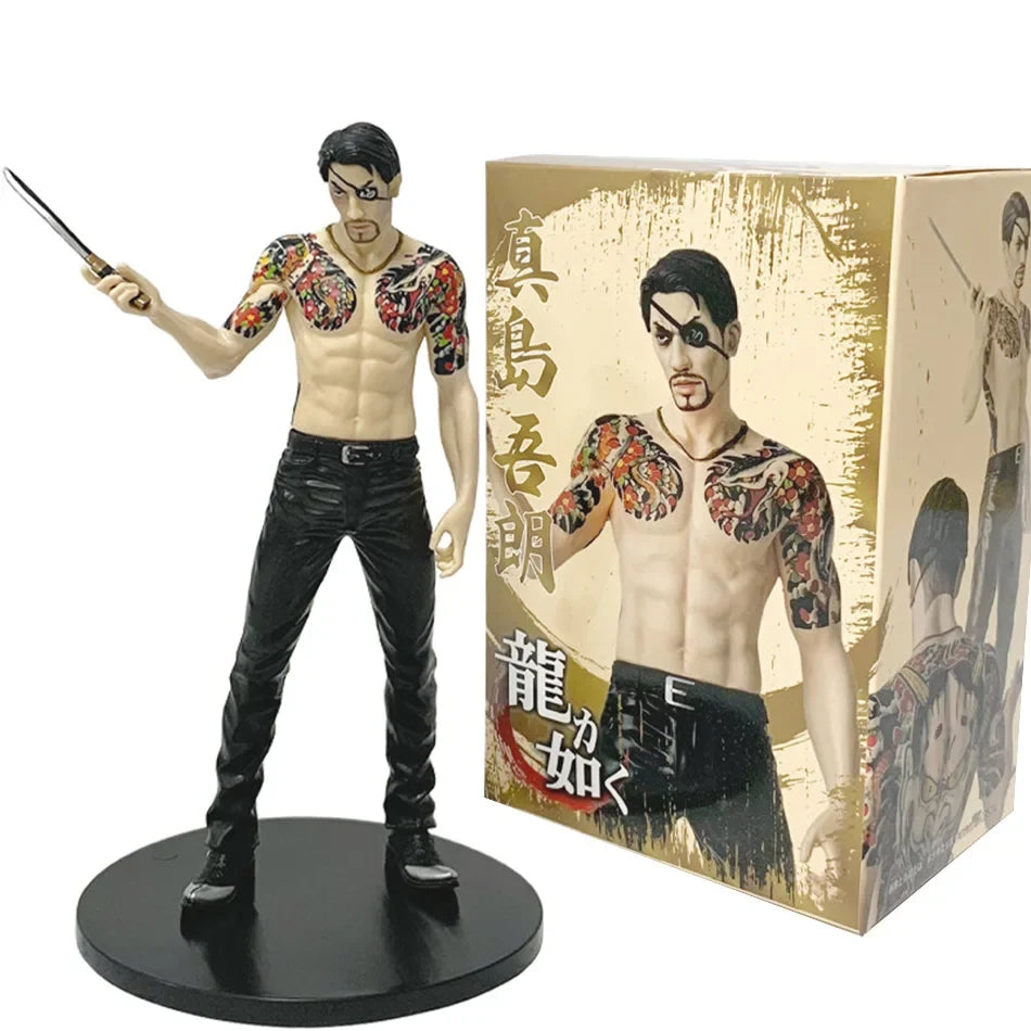 17cm YAKUZA Game Anime Figure Goro Majima Kiryu Kazuma Yakuza Action Figures Figurine PVC Collection Model Toys Halloween Gift