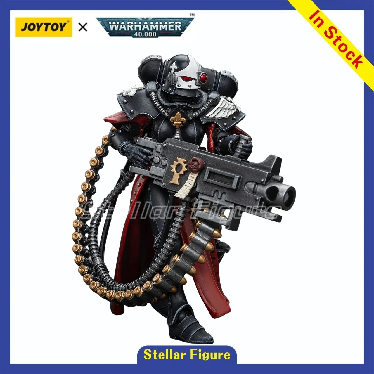 【SF】JOYTOY 1/18 Action Figure Adepta Sororitas Retributor with Heavy Bolter Model Toys Gifts Collection Ornaments