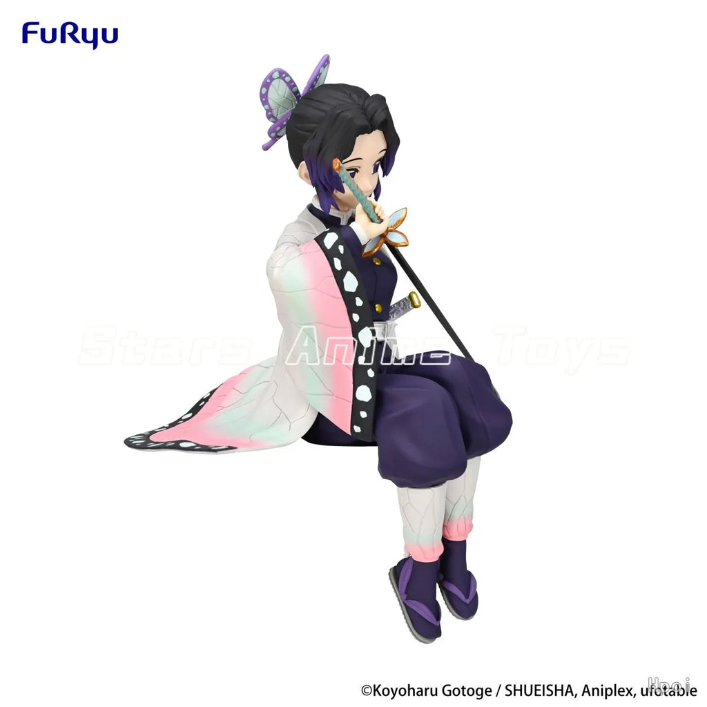 Original FuRyu Noodle Stopper Demon Slayer: Kimetsu No Yaiba SHINOBU KOCHO Collection Toy Gift Model Anime Figure