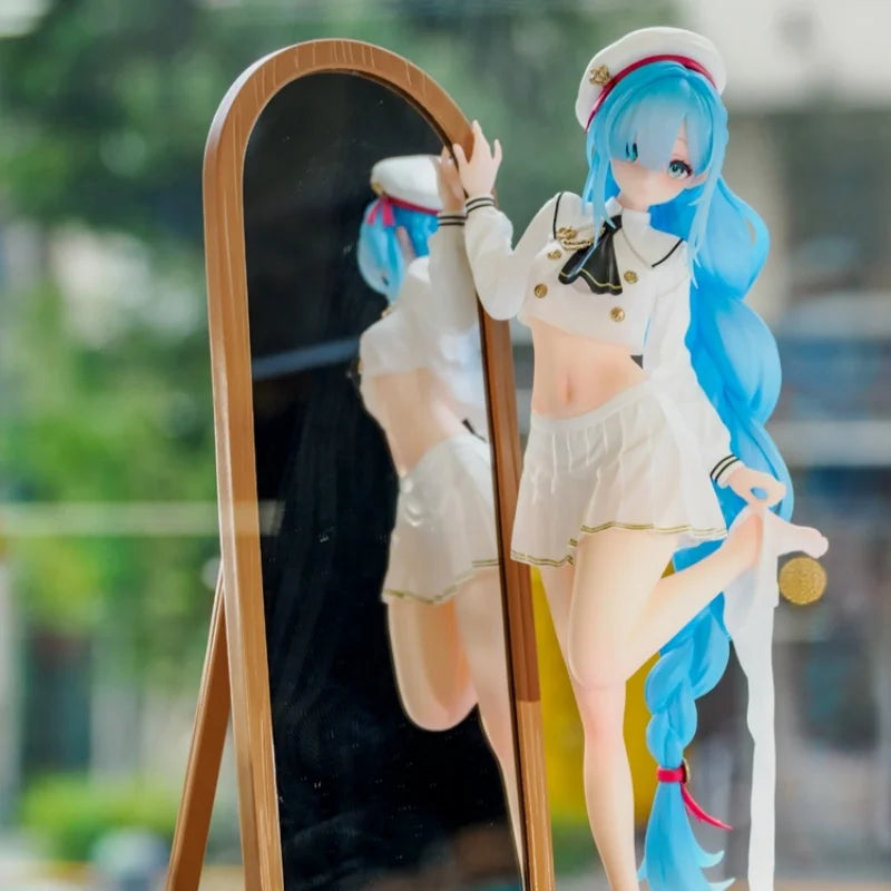 New Original Myethos Gift Azur Lane 19.5cm Hms Janus About Changing Clothes Time Model Action Figure Collecting Toy Gift Stock