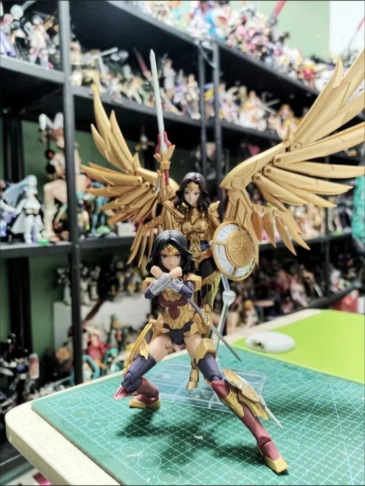 Dc Will Be The Soul Of The Comics Wonder Woman Assembler Woman Model War Ji Golden Eagle Machine Armor Classic Suit Model Toy