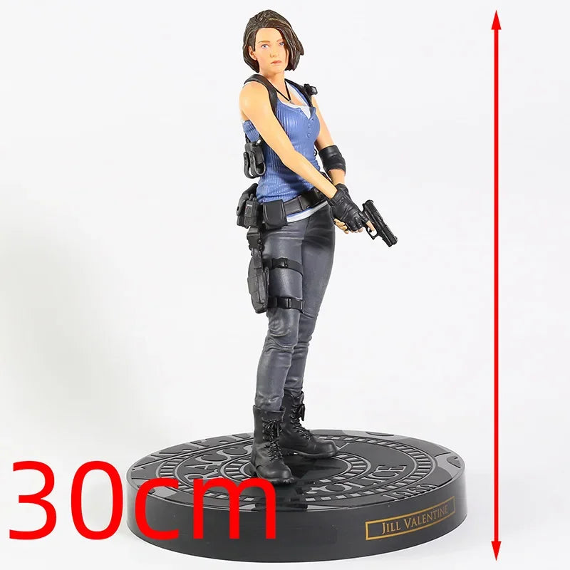 Biohazard RE Leon S. Kennedy / Jill Valentine Figure Figuine Model Statue Decoration PVC Toy