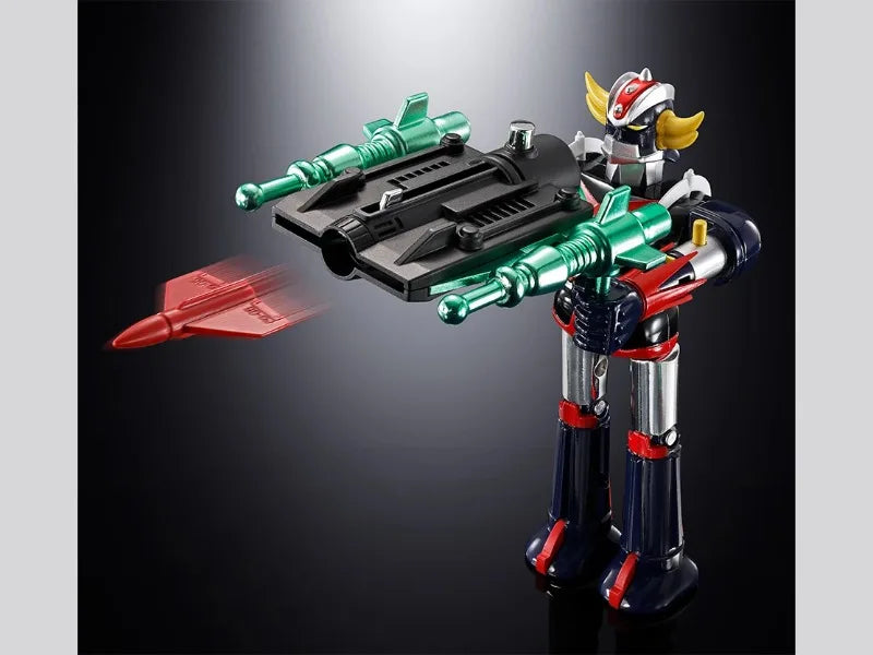 In Stock 100%Original Bandai CHOGOKIN GRENDIZER & SPAZER UFO SET 1975 Replica Anime Character Toy Model Ornaments Collection