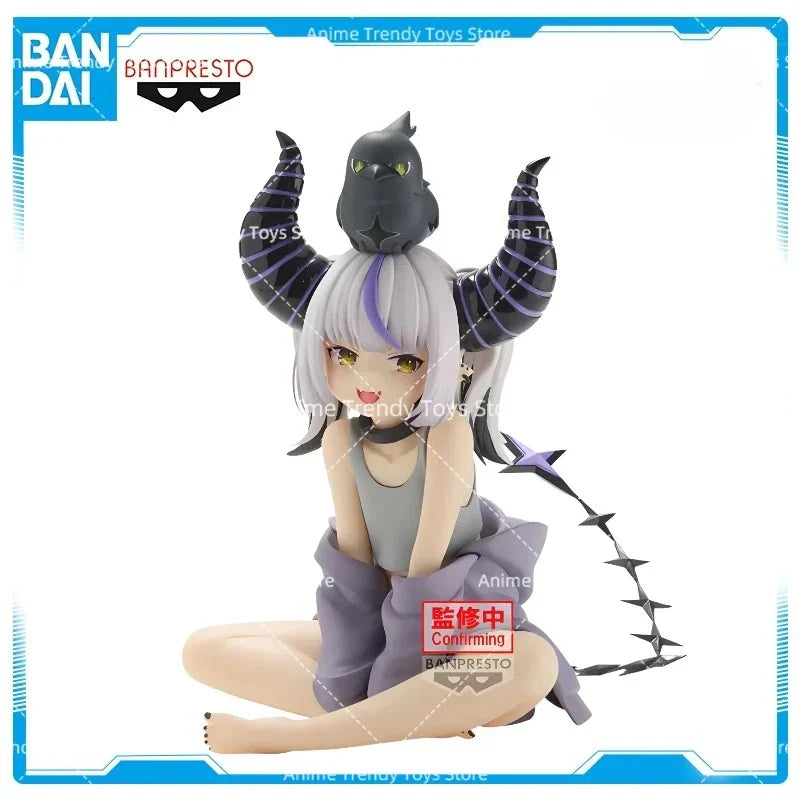 Auf Lager Original Bandai Banpresto Relax Time Hololive La+ Darknesss Kawaii Anime Loli Girls Figuren Modell Spielzeug Dekoration Geschenk