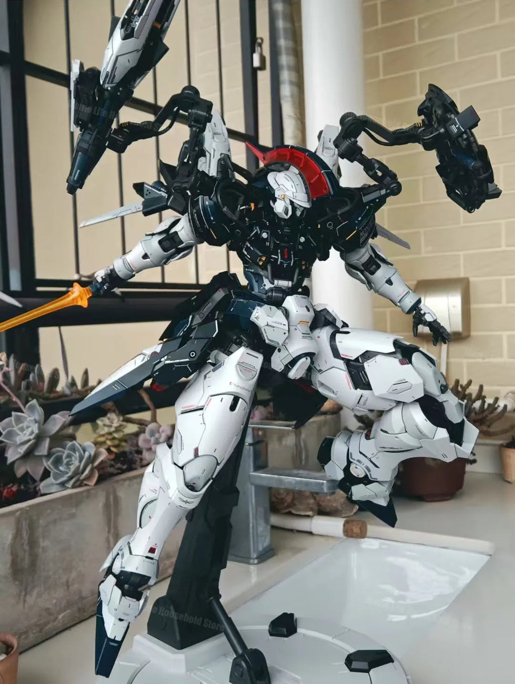 In Stock Strangework PG 1/60 Monument Repair Type Tallgeese Assembly Model Kits Anime Action Figure Robot Plastic Model Toys