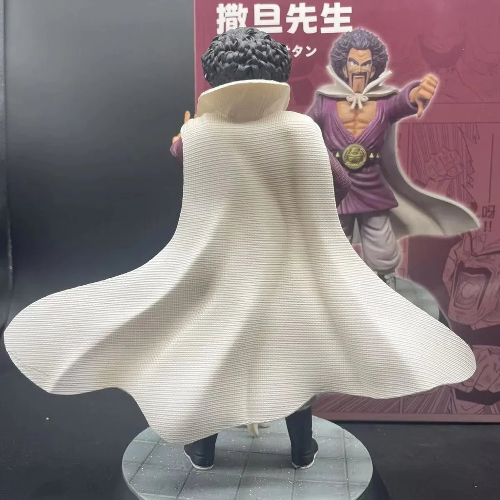 23cm Dragon Ball Z Mister Satan Figure Hercule Ring Name Mark PVC Action Figures GK Statue Collection Model Toys Gifts