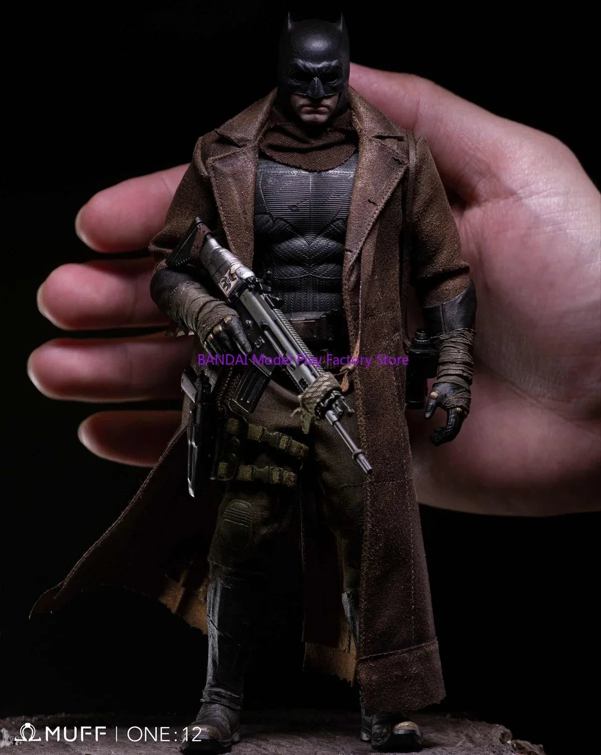 In Stock Muff Toys MF07 1/12 Male Super Hero Bat Boy Kryptonite Searcher Rich Master Bruce Full Set Fit 6in Action Figures Body