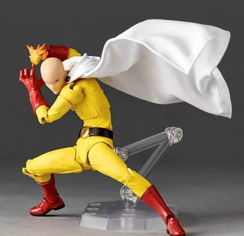 KAIYODO Amazing Yamaguchi Revoltech ONE PUNCH-MAN Saitama Action Figure PVC Statue Anime Toy Ko Model Collection Decor Gift