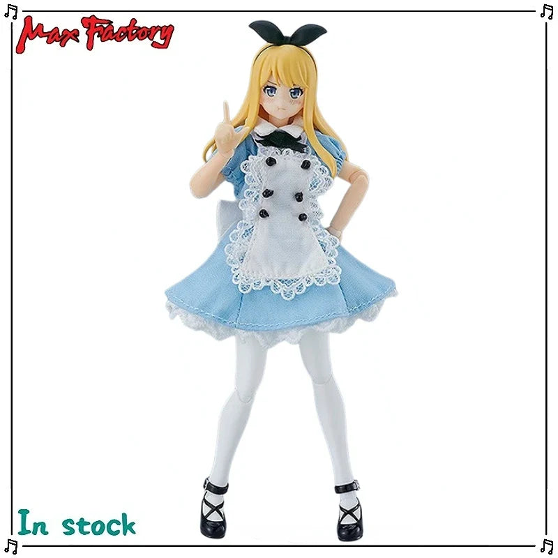 In Stock Original Max Factory Figma#598 Alice Anime Figure Model Toy Gift Collection