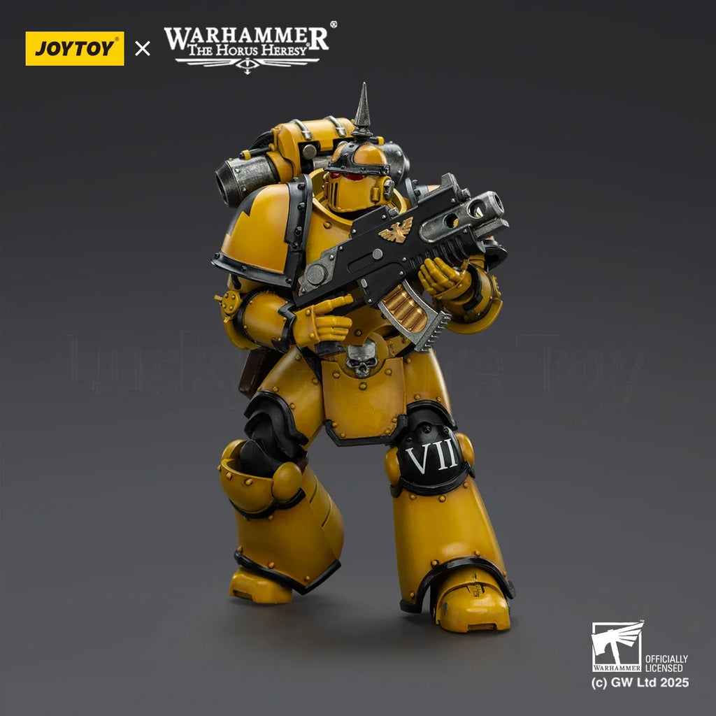 【In Stock】Warhammer 1/18 Action Figure The Horus Heresy Imperial Fists MK Ill Tactical Legionary Model Toys