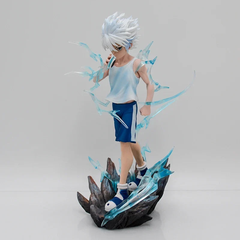 22cm Hunter x Hunter Anime Figure Killua Zoldyck Action Figure Gon Freecss/Hisoka/Alluka Zoldyck Figurine Model Doll Toys Gifts