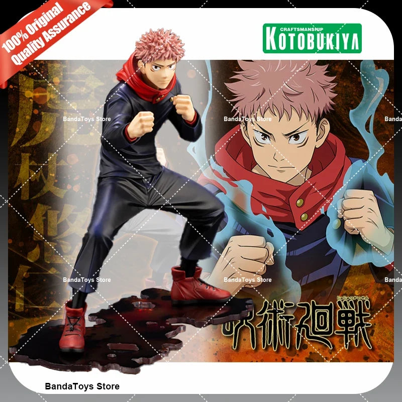 In Stock 100% Origina Kotobukiya PP928 1/8 Jujutsu Kaisen Artfx J Yuji Itadori Anime Action Collection Figures Model Toys