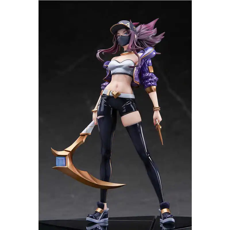 APEX INNOVATION K/DA Akali The Rogue Assassin PVC Figure Collectible Model Figurine Genuine Character Model Toy Gift Collection