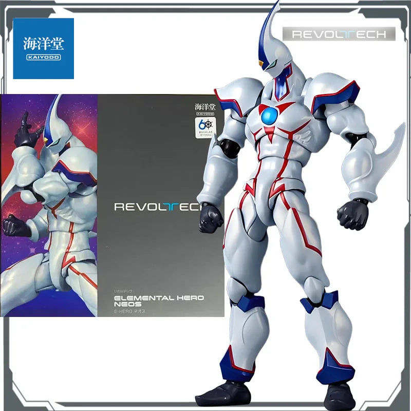 KAIYODO Original REVOLTECH ELEMENTAL HERO NEOS 200mm Anime Action Figure Assembly Model Toys  Model Gifts for Boys