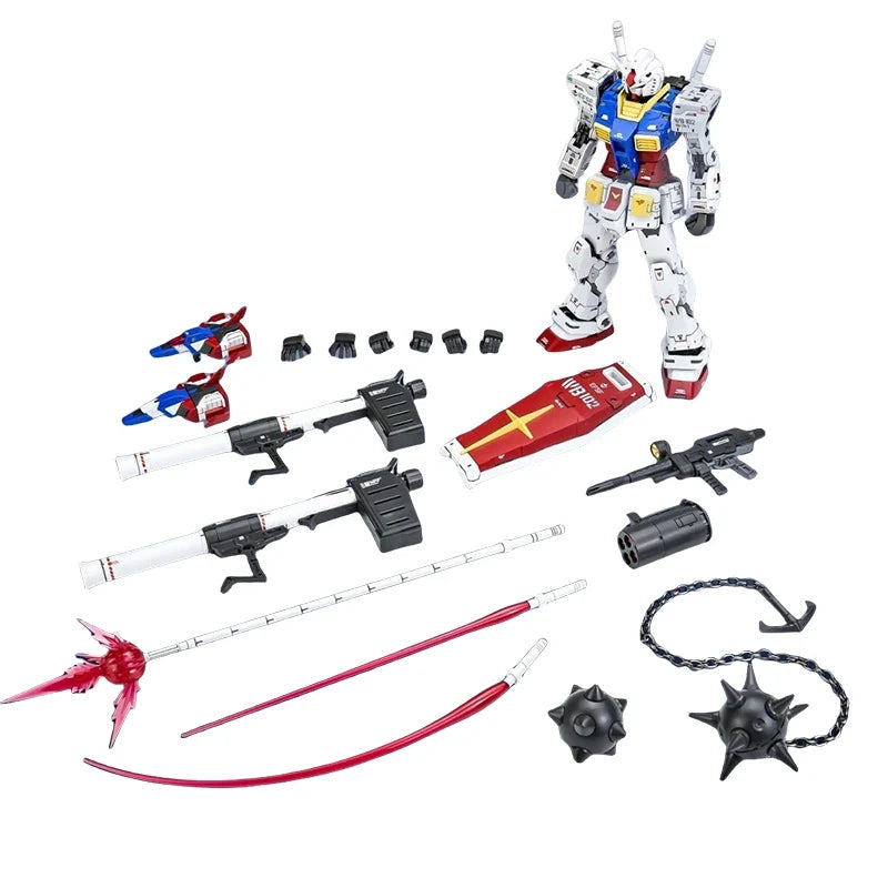 Hot In Stock Fat Cat Rx-78-2 Ver 2.0 Rg 1/100 Rgu Model Assembly Model Kit Movable Joints Collectible Robot Kits Model Gift