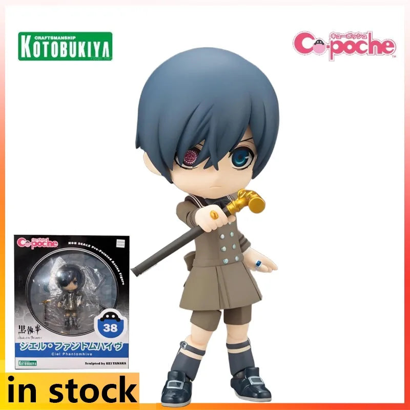 Kotobukiya Original Cu-poche Finished Product Movable Black Butler Anime Charles Action Figure Model Toys Model Gifts for Boys