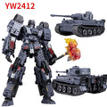 In Stock TOYSEASY YW2202 Xing Tian JS-02 YW2203 Zhu Rong JS-04 Minɡ He Alloy Warship Transformation Action Figures Collection
