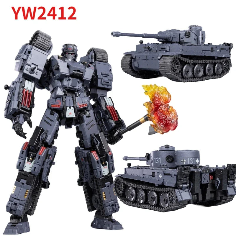 In Stock TOYSEASY YW2202 Xing Tian JS-02 YW2203 Zhu Rong JS-04 Minɡ He Alloy Warship Transformation Action Figures Collection