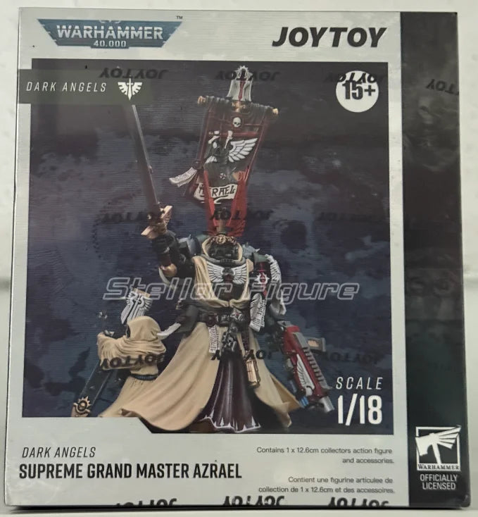【SF】JOYTOY Warhammer 40K 1/18 Action Figure Dark AngelsSupreme Grand Master Azrael Model Toys Gifts Collection Ornaments